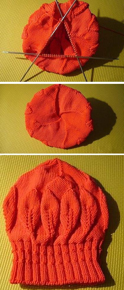 Tasche mit Blattmuster