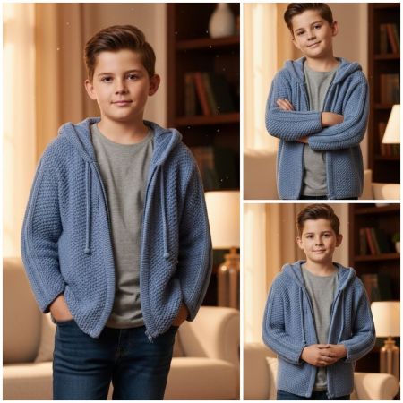 Jacke mit Kapuze für Jungen