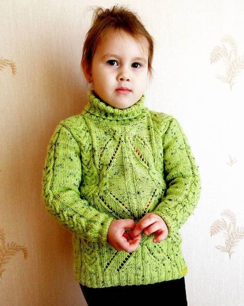 Rollkragen Pullover für Mädchen