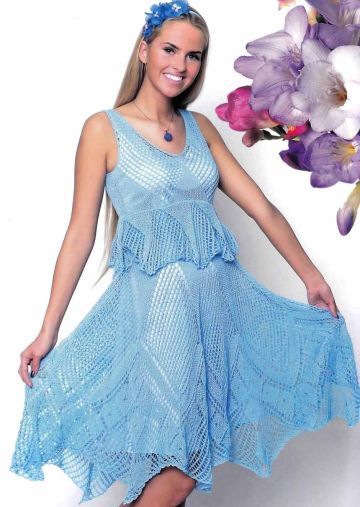 Kleid mit Schößchen