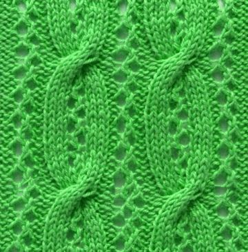 Ajour-Zopfmuster - 45