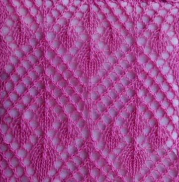 Ajourmuster stricken