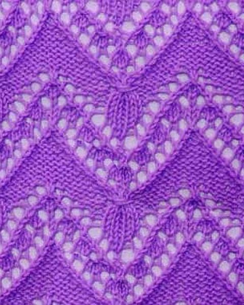 Ajourmuster stricken