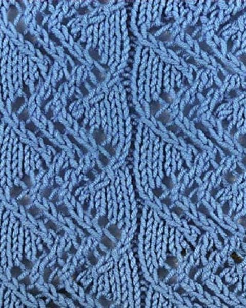 Ajourmuster stricken