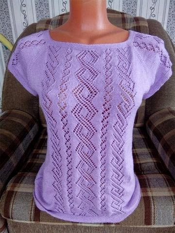 Ajourmuster für den Pulli