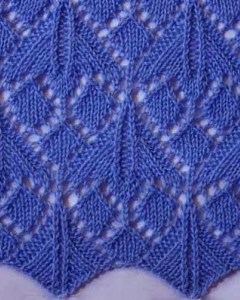 Ajourmuster stricken