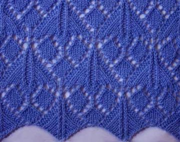Ajourmuster stricken