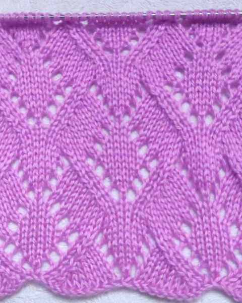 Ajourmuster stricken