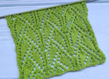 Ajourmuster stricken