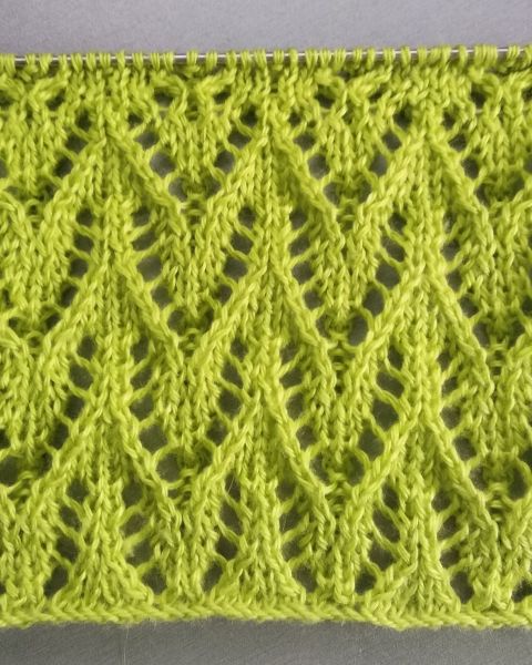 Ajourmuster stricken