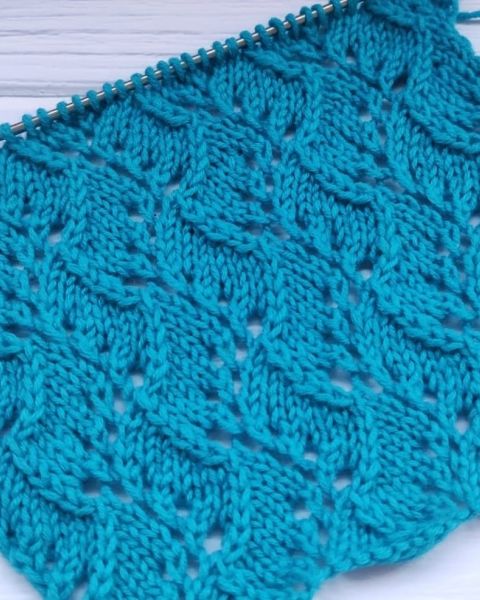 Ajourmuster stricken