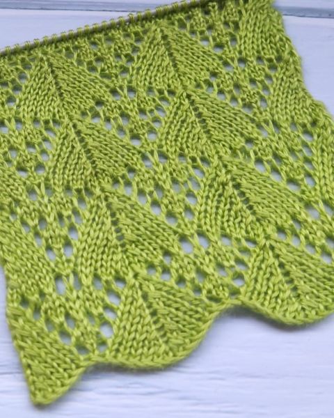Ajourmuster stricken