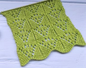 Ajourmuster stricken
