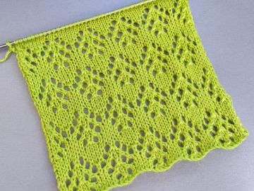 Ajourmuster stricken