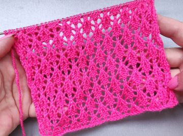 Ajourmuster stricken