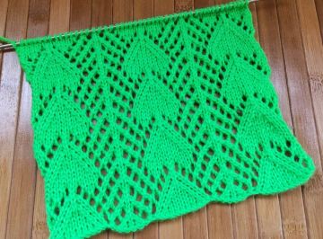 Ajourmuster stricken