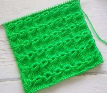 Ajourmuster stricken