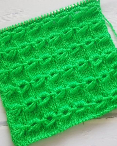 Ajourmuster stricken
