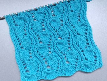 Ajourmuster stricken