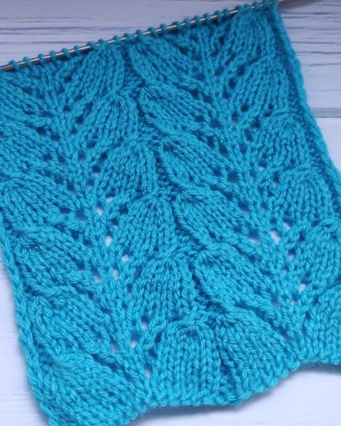 Ajourmuster stricken