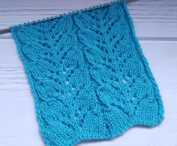 Ajourmuster stricken