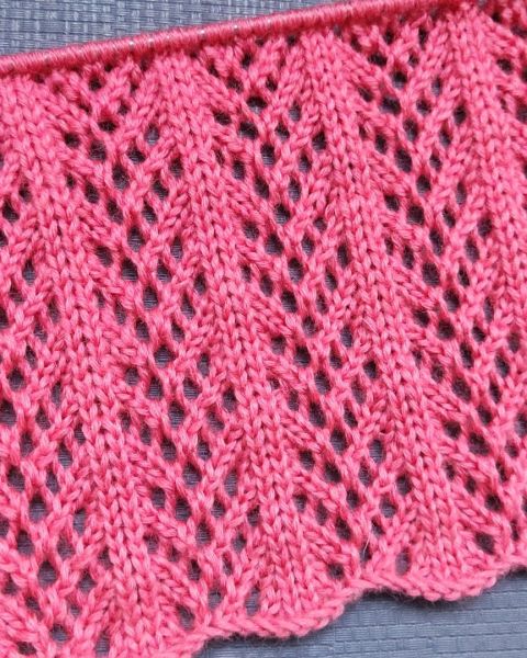 Ajourmuster stricken