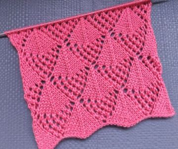 Ajourmuster stricken