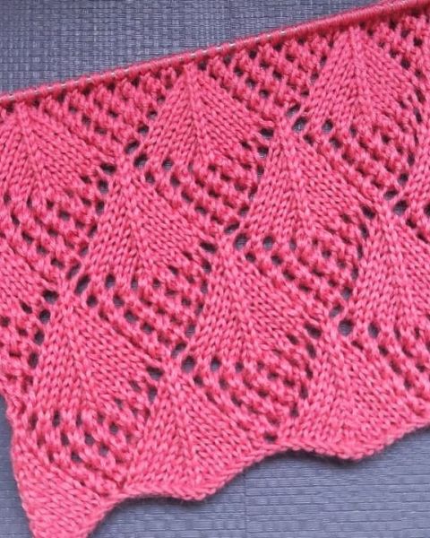 Ajourmuster stricken