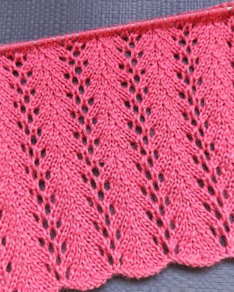 Ajourmuster stricken