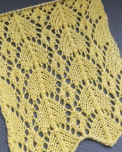 Ajourmuster stricken