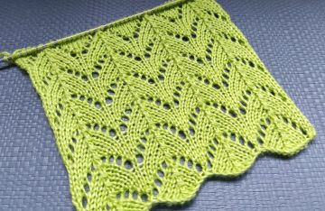 Ajourmuster stricken