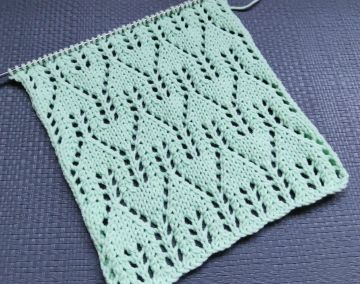 Ajourmuster stricken