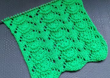 Ajourmuster stricken