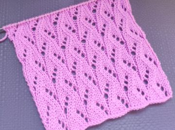 Ajourmuster stricken