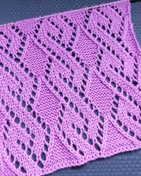 Ajourmuster stricken