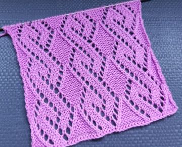 Ajourmuster stricken