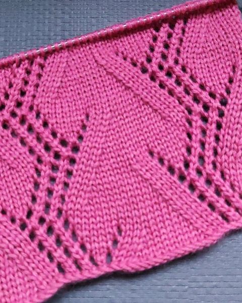 Ajourmuster stricken
