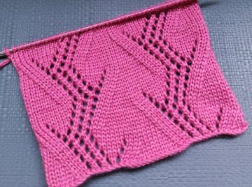 Ajourmuster stricken