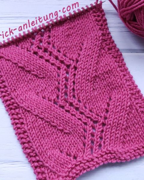 Ajourmuster stricken