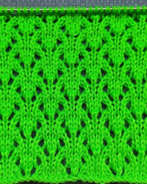 Ajourmuster stricken