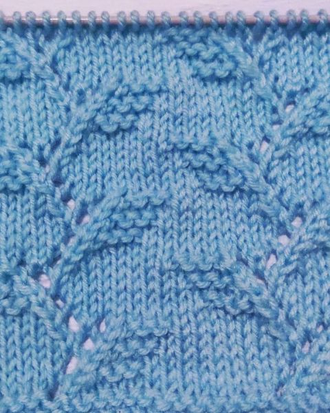 Ajourmuster stricken