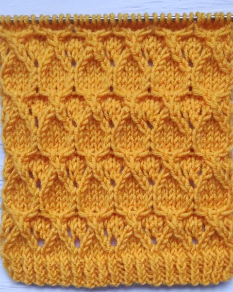 Ajourmuster stricken
