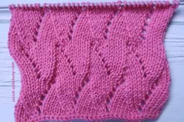 Ajourmuster stricken