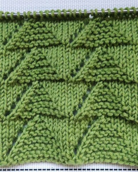 Ajourmuster stricken