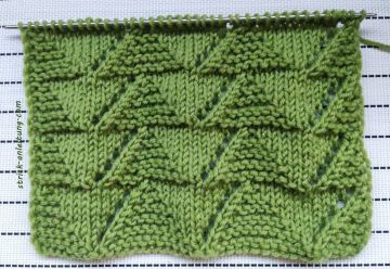 Ajourmuster stricken