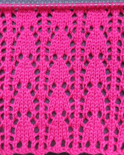 Ajourmuster stricken