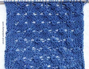 Sternchenmuster stricken