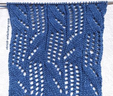 Ajourmuster stricken