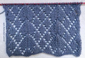 Ajourmuster stricken