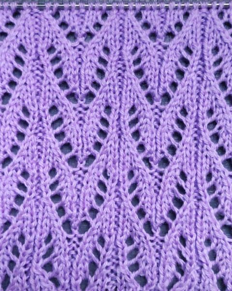 Ajourmuster stricken